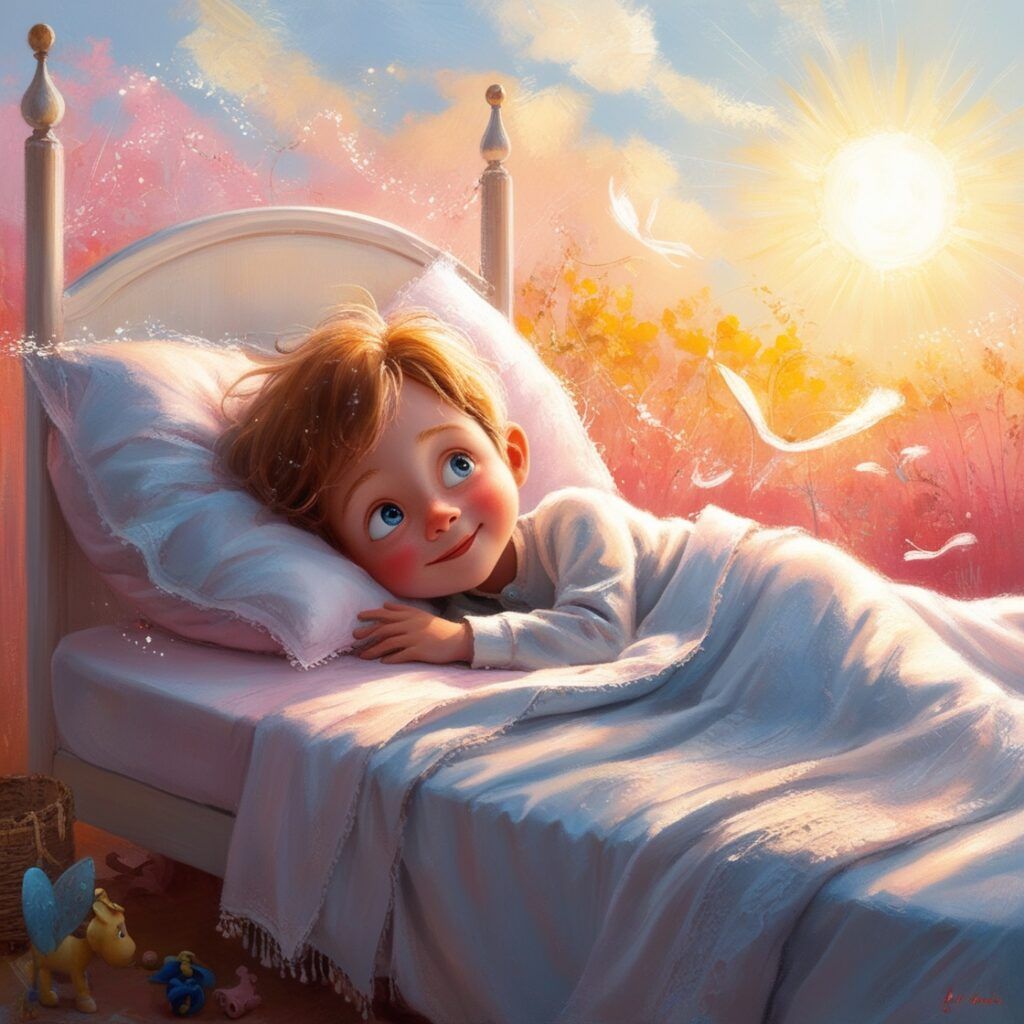 Child waking up at dawn