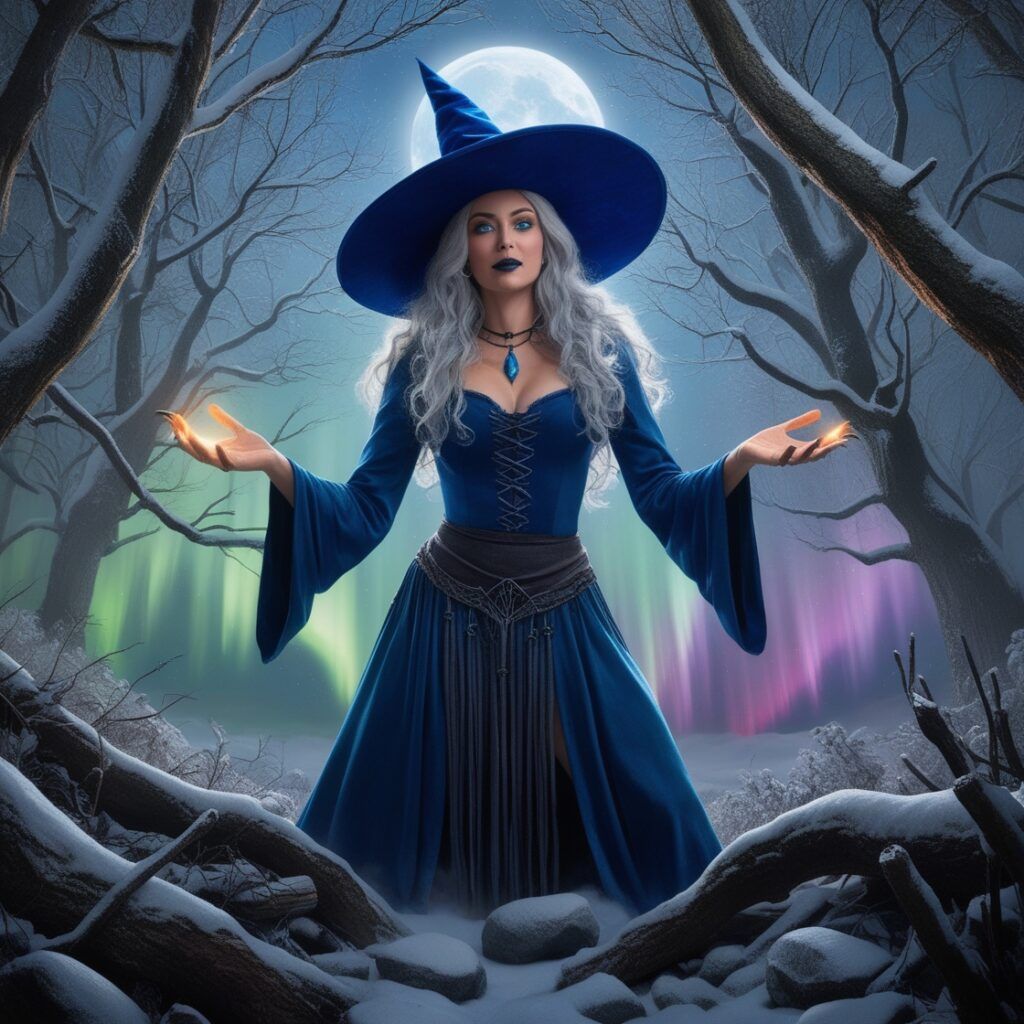 Evil Witch in the Forest